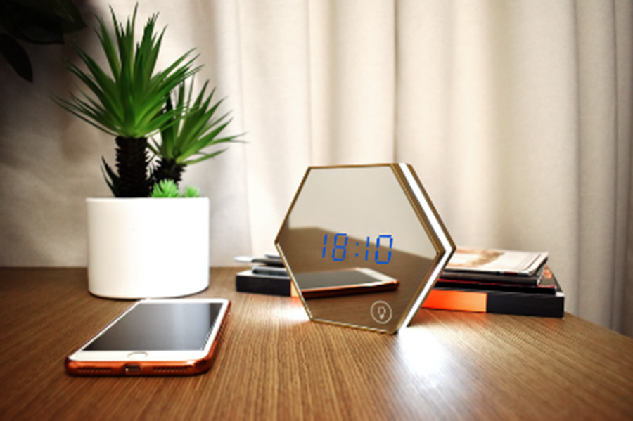 Valore Honeycomb 3-in-1 Multi-functional LED Clock