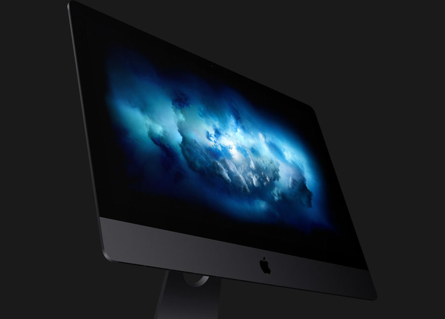 Side view of new iMac Pro