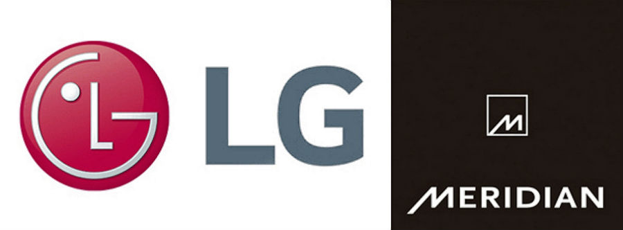 LG and Meridian logos