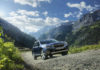 Subaru Outback on mountain road