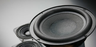 Closeup of Edifier speaker technology