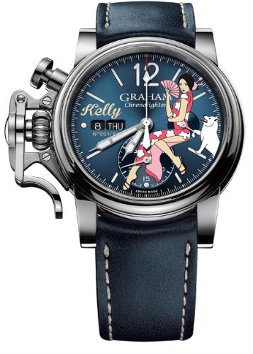 Graham Chronofighter Vintage Nose Art Ltd - Kelly front view