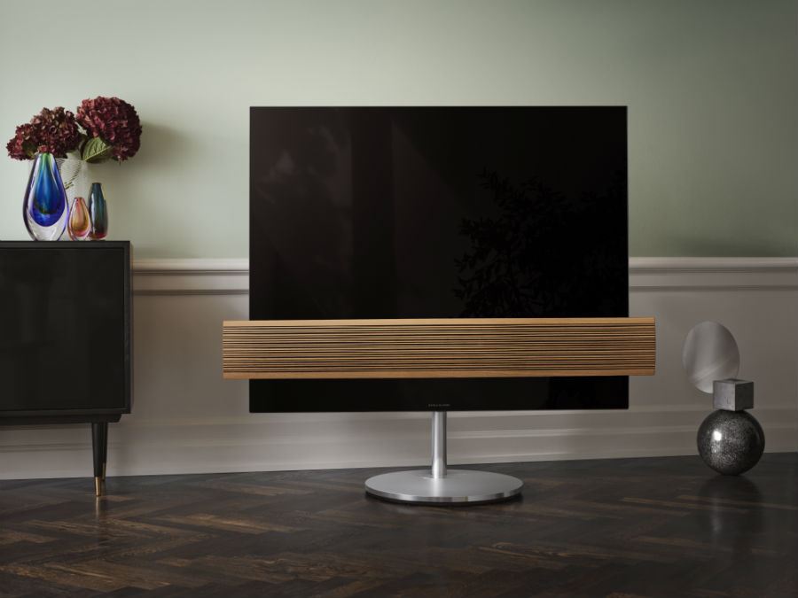 Beovision Eclipse Wood Edition in living room setting