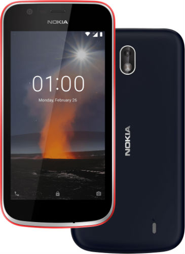 Nokia 1 front and back