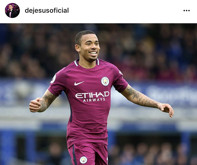 Gabriel Jesus Instagram Nxt