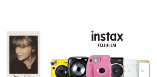 Taylor Swift Fujifilm instax series promotion