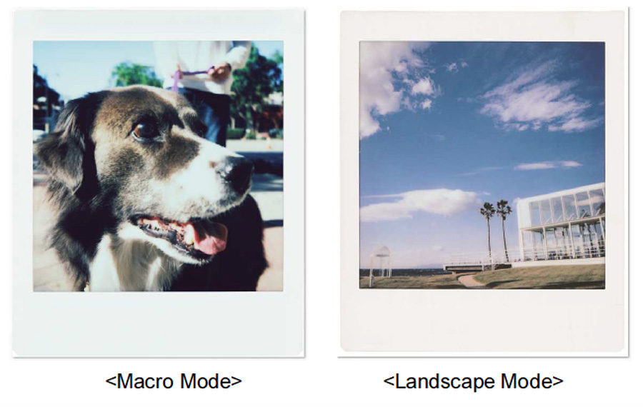 Fujifilm instax SQ6 macro and landscape mode