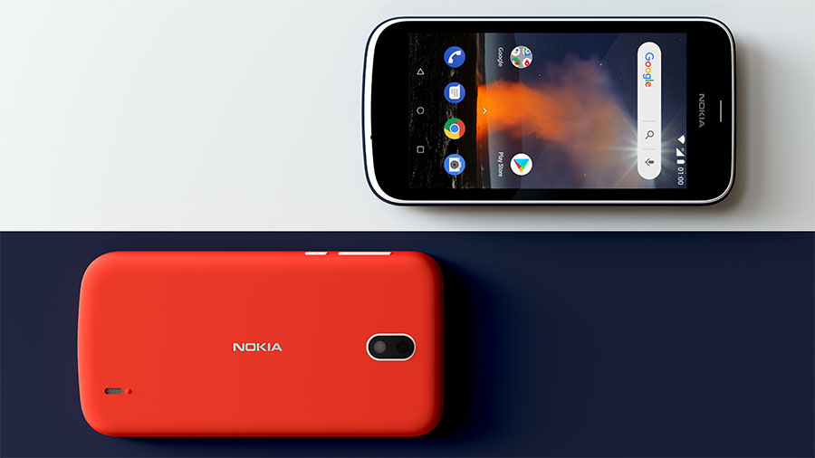 Nokia 1 front and back