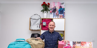Neal Varden with CabinZero bags