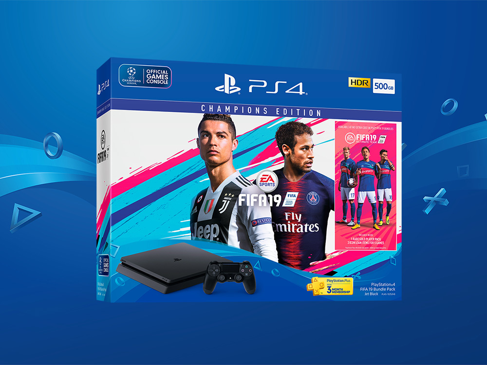 ps4 fifa 19 bundle 2 controllers