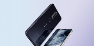 Two Nokia 6.1 in Gloss Black