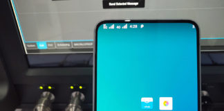 Vivo Nex showcasing its 5G capabilities