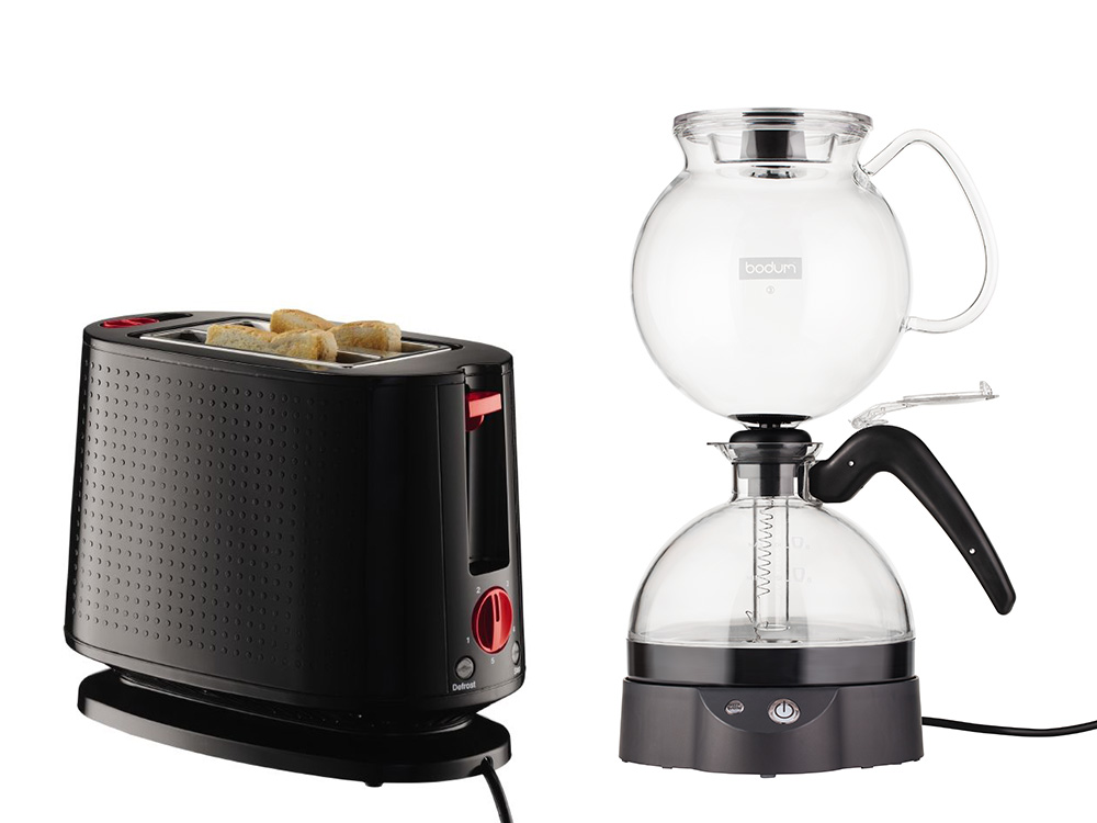 Free BODUM Toaster with Every Purchase of BODUM ePEBO Vacuum Coffee