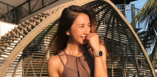 Vanessa with the Samsung Galaxy Watch