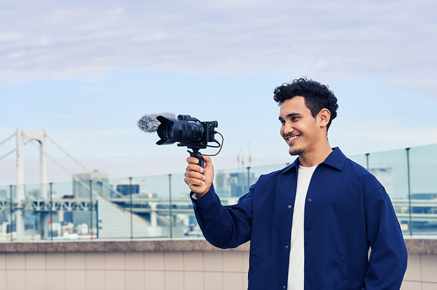 vlogging with the α6400