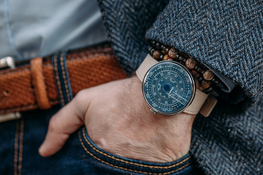 klokers watch in midnight blue