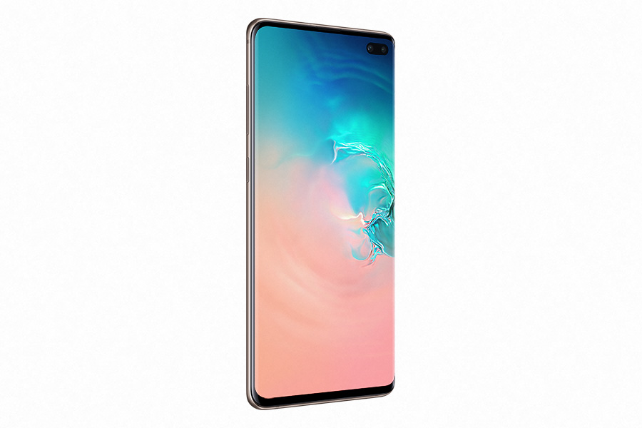 Front of Samsung Galaxy S10 Ceramic White