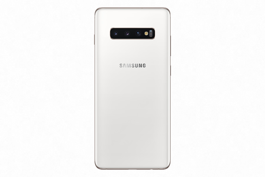 Back of Samsung Galaxy S10 Ceramic White