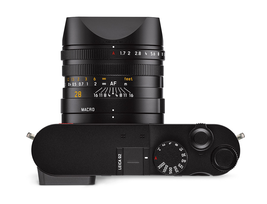 Top view of Leica Q2 camera