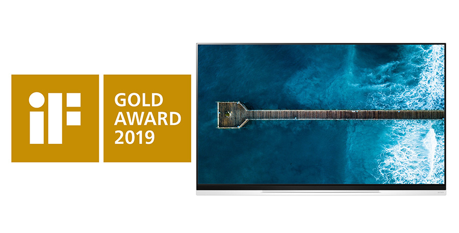 LG OLED TV E9 with iF Award