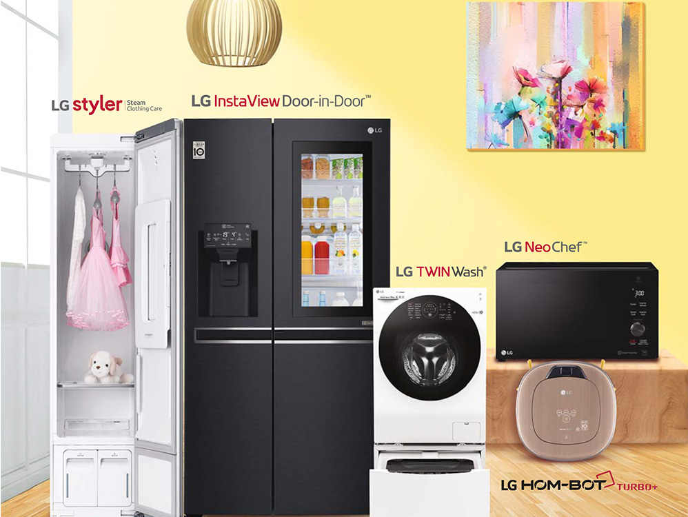 LG Home Appliances promotions feature