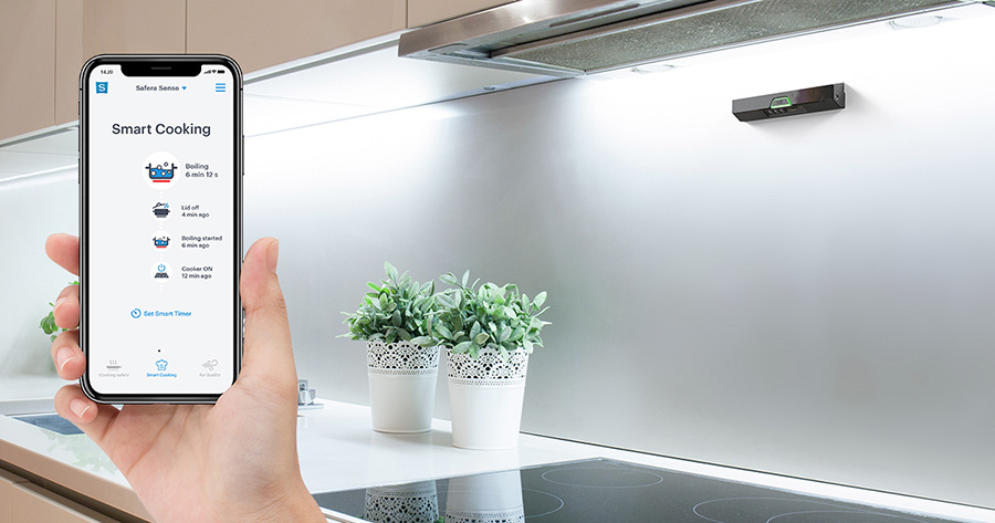 Safera Sense smart cooking sensor