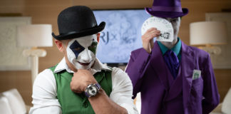 Costumed actors at the ARRAW the Joker Watch Event