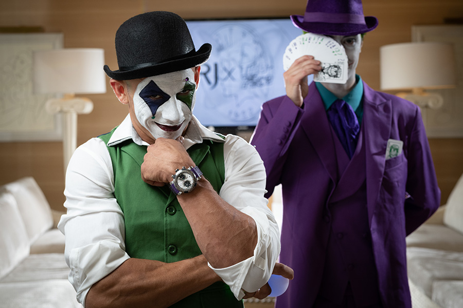 Costumed actors at the ARRAW the Joker Watch Event