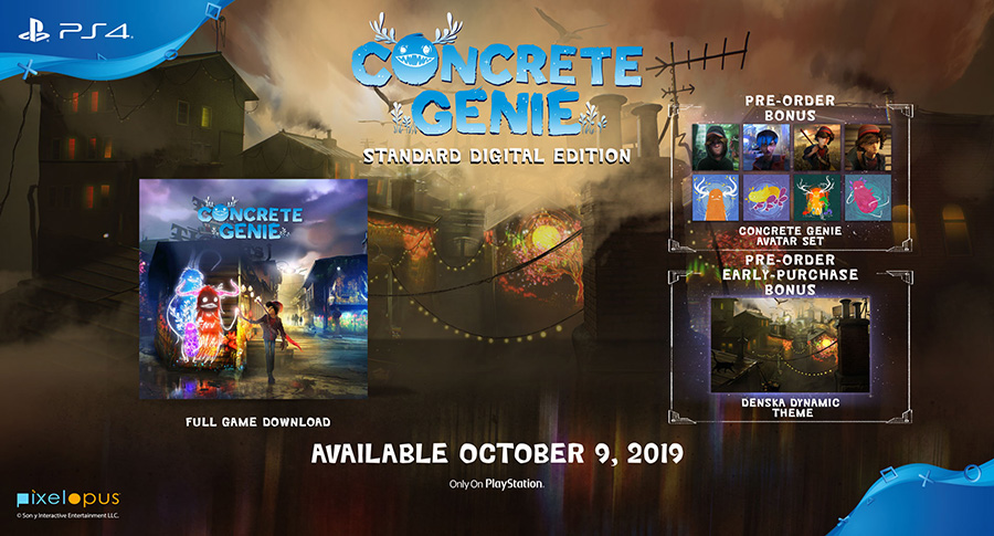 Concrete genie best sale deluxe edition