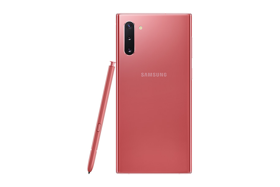 Samsung Galaxy Note10 in Aura Pink