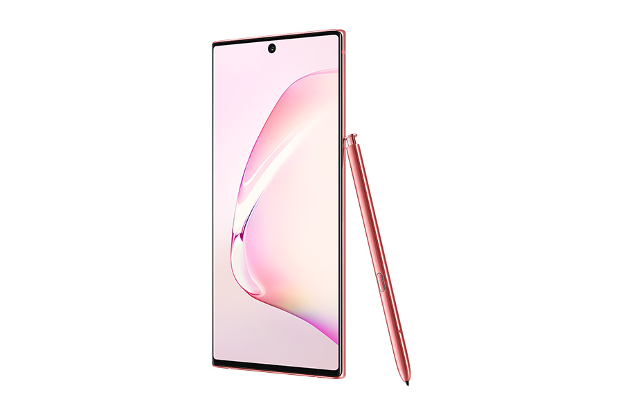 Samsung Galaxy Note10 in Aura Pink