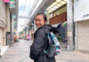 Han Yun in Japan with the Matador D16 bag