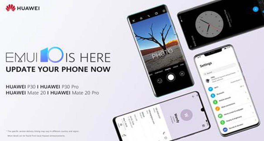 Huawei EMUI10 Update Schedule