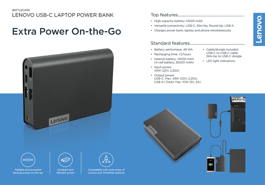 Lenovo Usb C Power Bank Review 45 Watt Output On Battery Youtube