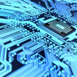 46183724 – very high resolution rendering of an electronic circuit