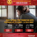 X-T3 Body and X-T30 II Body January PWP Promotion (1 – 31 January 2022)