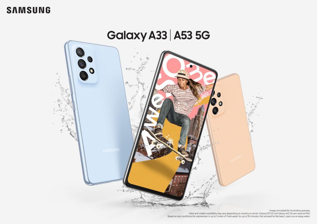 Galaxy A53 5G and Galaxy A33 5G: Awesome Mobile Experiences Open