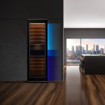 Gray,And,Wooden,Wall,Kitchen,Interior,With,Gray,Countertops,,A