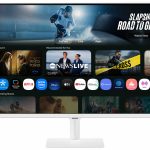 Smart Monitor M7 (M70F) Front View 2 (White)