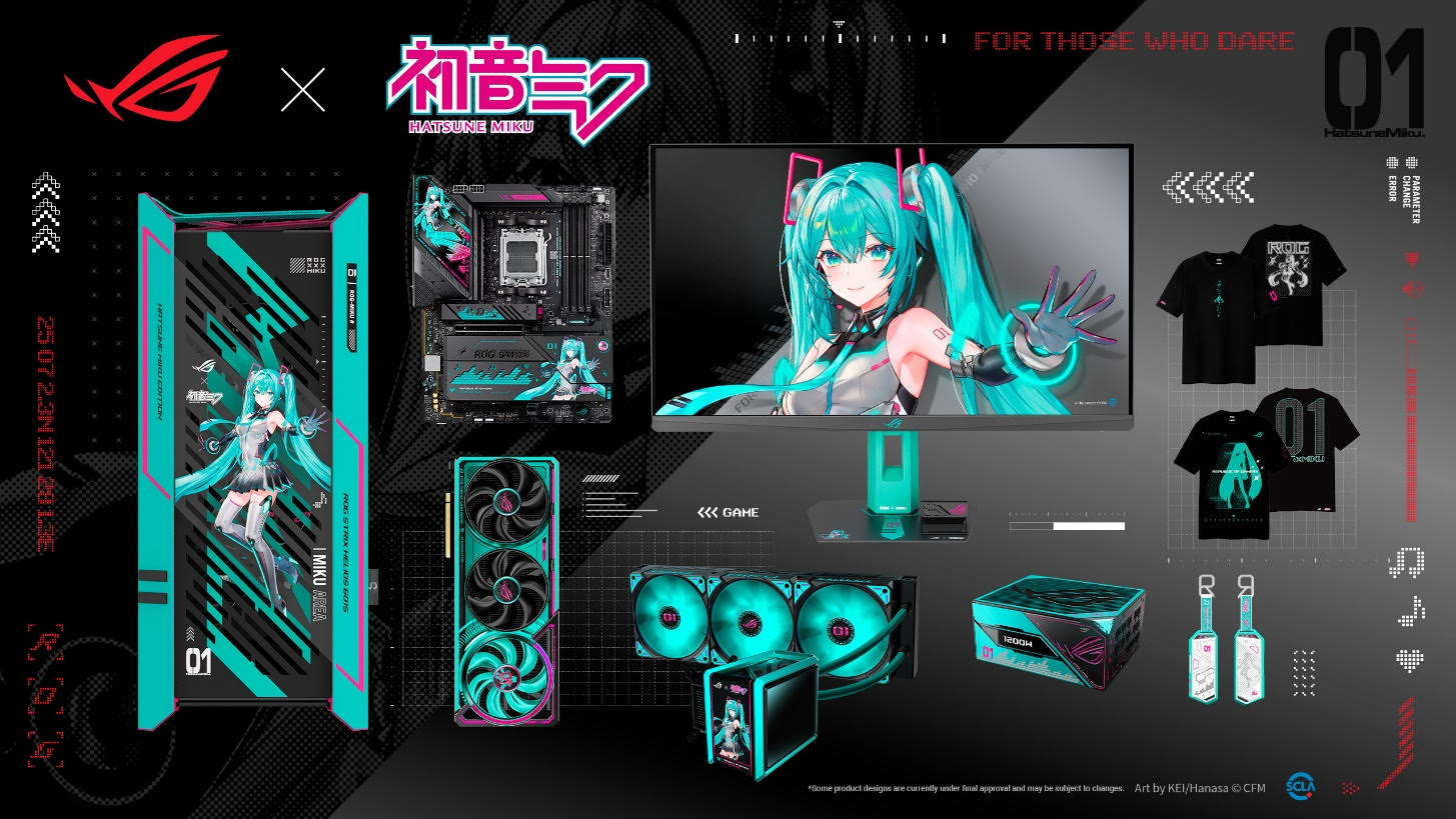 Moria Hp Omen Hp 86e9 Motherboard ASUS ROG And Hatsune Miku Bring