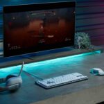 G515 TKL Rapid White Desk Setup