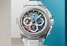 ZENITH DEFY Extreme Chroma Showcases 1/100th-Second Precision in a Mechanical Rainbow