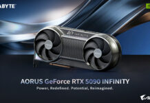 GIGABYTE redefines flagship GPU design at CES 2026 with the AORUS GeForce RTX 5090 INFINITY