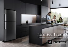 SHARP Launches Flagship SJ-RF47E Plasmacluster Refrigerator in Singapore with Flexible Storage and Modern Design