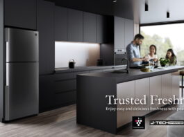 SHARP Launches Flagship SJ-RF47E Plasmacluster Refrigerator in Singapore with Flexible Storage and Modern Design