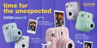 FUJIFILM Expands instax Lineup with mini 13 Combo Kit and WIDE 400 in Jet Black