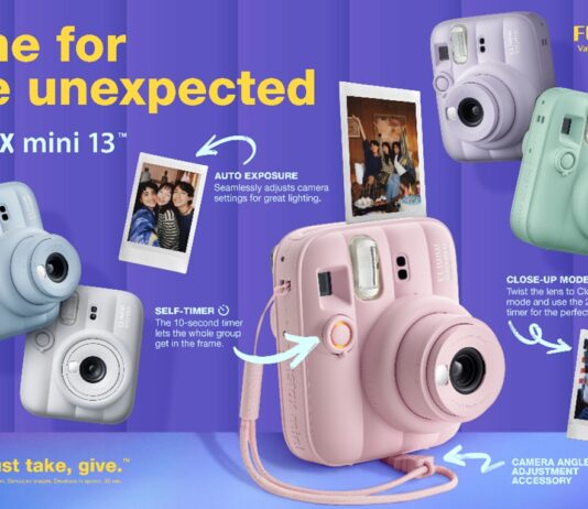 FUJIFILM Expands instax Lineup with mini 13 Combo Kit and WIDE 400 in Jet Black