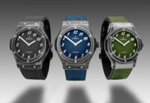Hublot and The Hour Glass Unveil Limited-Edition Classic Fusion Titanium Retroverse Watches
