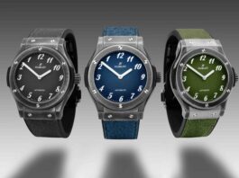 Hublot and The Hour Glass Unveil Limited-Edition Classic Fusion Titanium Retroverse Watches