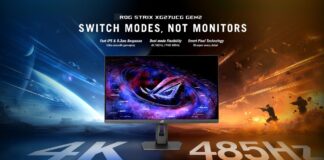 ASUS Launches New ROG Strix and TUF Gaming Dual Mode 4K Monitors in Singapore